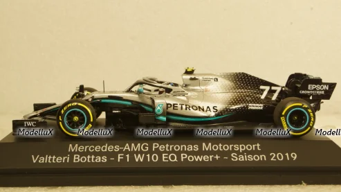 Mercedes AMG F1 W10 EQ Power+, No.77 Mercedes AMG Petronas F1 team, Petronas formula 1 V.Bottas, Minichamps 1:43