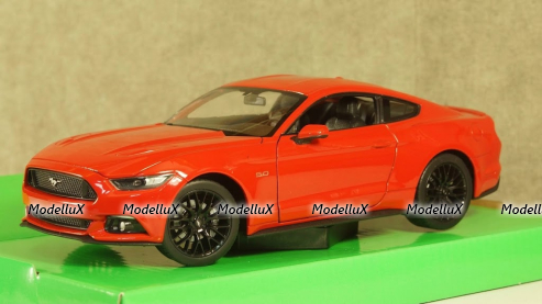Ford Mustang GT red, WEL24062, Welly 1:24