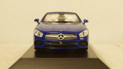 Mercedes SL (R231), blue Hardtop liegt by, Facelift, Spark 1:43