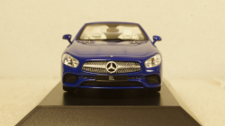 Mercedes SL (R231), blue Hardtop liegt by, Facelift, Spark 1:43