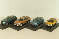 Volkswagen 4 car set, Tiguan L/Teramont/Tharu/T-Cross, Paudi 1:43