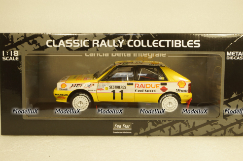 Lancia Delta Integrale Rally Monte Carlo 1989 - St.Nr.11 - D.Cerrato/G.Vasino, SunStar 1:18 