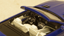 Mercedes SL (R231), blue Hardtop liegt by, Facelift, Spark 1:43