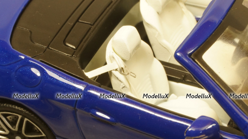 Mercedes SL (R231), blue Hardtop liegt by, Facelift, Spark 1:43