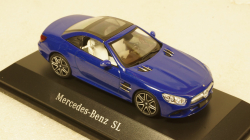 Mercedes SL (R231), blue Hardtop liegt by, Facelift, Spark 1:43