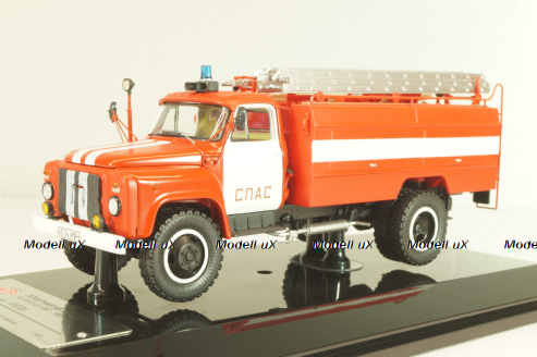 АЦ-30-106Г с.Спас, пожарная автоцистерна на шасси Газ-53-12, 105336, DIP Models 1:43