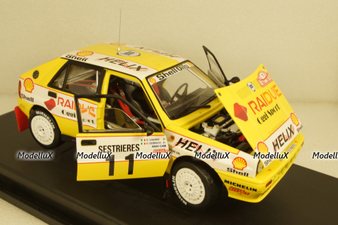 Lancia Delta Integrale Rally Monte Carlo 1989 - St.Nr.11 - D.Cerrato/G.Vasino, SunStar 1:18 