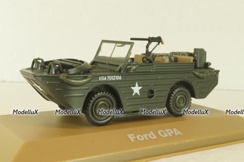 Ford GPA military, green, 6690012, Atlas 1:43