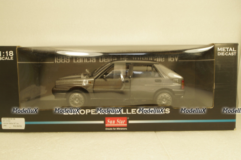 Lancia Delta HF Integrale 8V 1987 - grey metallic, SunStar 1:18