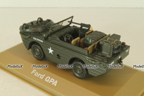 Ford GPA military, green, 6690012, Atlas 1:43