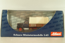 Opel Blitz S 3t 1937, truck, dark blue, 03061, Schuco 1:43