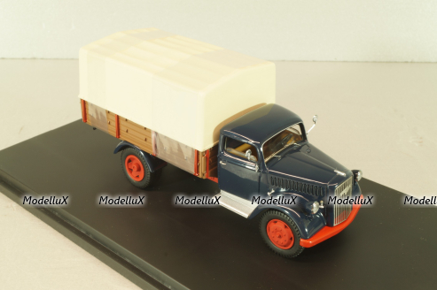 Opel Blitz S 3t 1937, truck, dark blue, 03061, Schuco 1:43