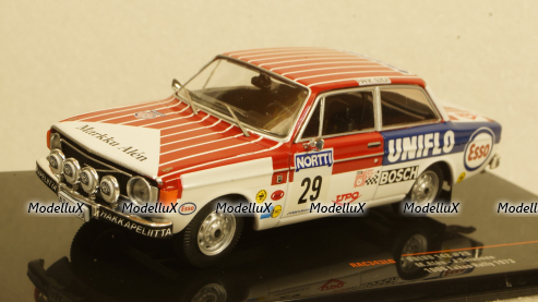 Volvo 142, No.29, 1000 Lakes Rally M.Alen/J.Toivonen, RAC343LQ, IXO 1:43
