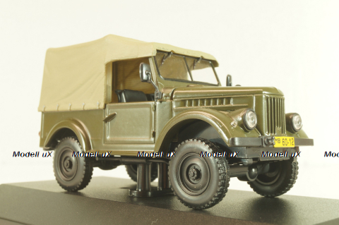 ГАЗ-69 4х4 1954, хаки, IST012, IST 1:43 (Без картонной коробки!)