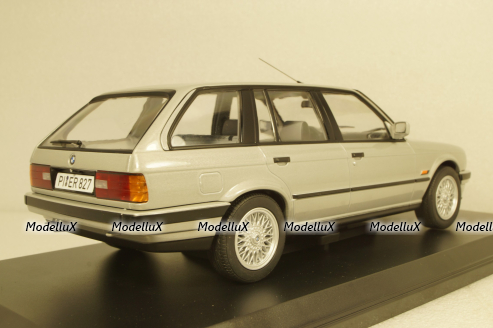 BMW 325 touring 1991 silver, 183216, Norev 1:18