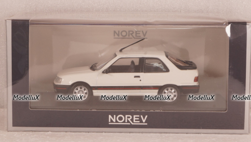 Peugeot 309 GTi 1987 white, 473909, Norev 1:43