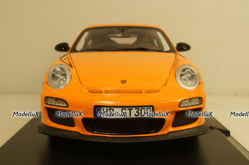 Porsche 911 GT3 RS 2009 - orange, 187562, Norev 1:18