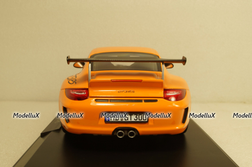 Porsche 911 GT3 RS 2009 - orange, 187562, Norev 1:18