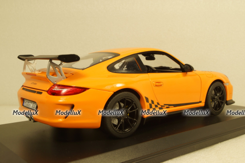 Porsche 911 GT3 RS 2009 - orange, 187562, Norev 1:18