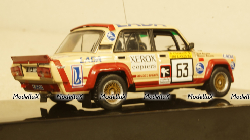 Ваз 2105 Lada VFTS, No.63, 1000 Lakes Rallye, N.Bolshikh/I.Bolshikh, 1984, RAC348, IXO 1:43
