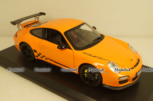 Porsche 911 GT3 RS 2009 - orange, 187562, Norev 1:18