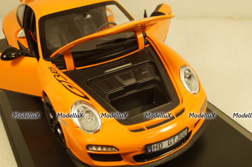 Porsche 911 GT3 RS 2009 - orange, 187562, Norev 1:18