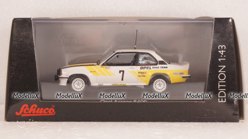Opel Ascona B400 No.7, Swedish Rally Kullang 1980, Schuco 1:43