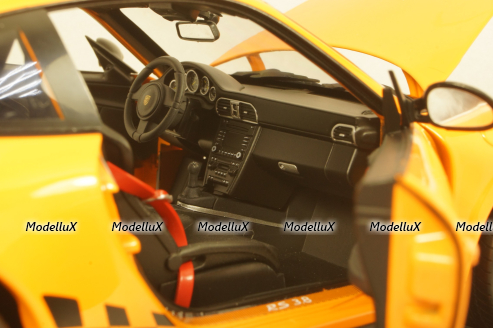 Porsche 911 GT3 RS 2009 - orange, 187562, Norev 1:18