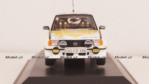 Opel Ascona B400 No.7, Swedish Rally Kullang 1980, Schuco 1:43