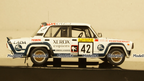 Ваз 2105 VFTS Lada 1500,#42, 1000 Lakes Rallye, S.Brundza/V.Neyman, 1984, RAC349, IXO 1:43