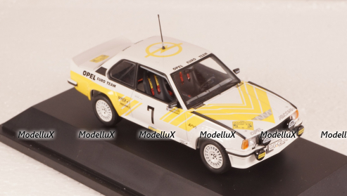 Opel Ascona B400 No.7, Swedish Rally Kullang 1980, Schuco 1:43