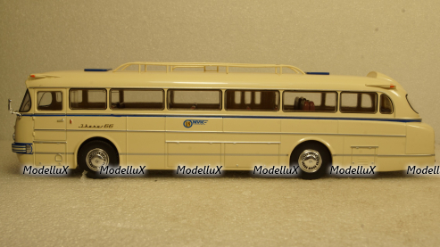 Икарус 66 1972 beige, BUS029LQ, IXO 1:43