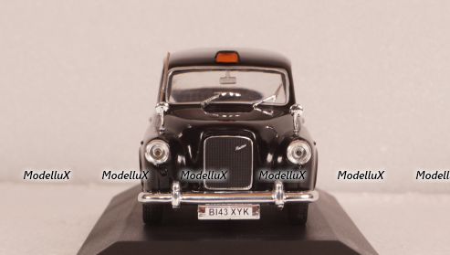 Austin FX4 London Taxi 1985 black, WB259, WhiteBox 1:43