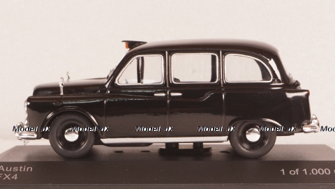 Austin FX4 London Taxi 1985 black, WB259, WhiteBox 1:43
