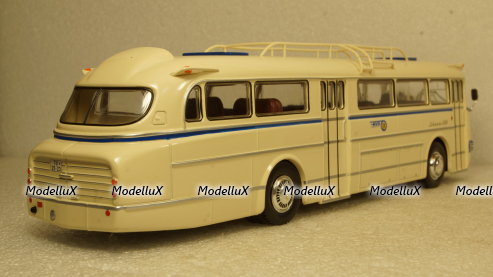Икарус 66 1972 beige, BUS029LQ, IXO 1:43