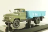 Газ-53А бортовой 1978, хаки/синий, 105313, DiP Models 1:43
