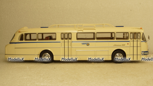 Икарус 66 1972 beige, BUS029LQ, IXO 1:43