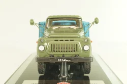 Газ-53А бортовой 1978, хаки/синий, 105313, DiP Models 1:43