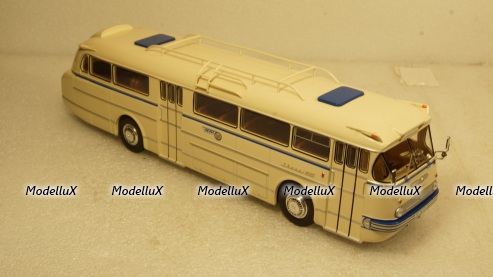 Икарус 66 1972 beige, BUS029LQ, IXO 1:43