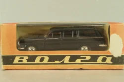 Газ-24-02 Волга, черная, (пластиковое дно) февраль 1993г., Тантал/Радон 1:43