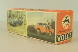 Газ-24-02 Волга, черная, (пластиковое дно) февраль 1993г., Тантал/Радон 1:43
