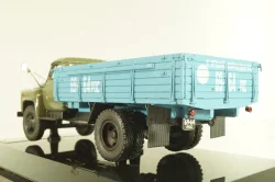 Газ-53А бортовой 1978, хаки/синий, 105313, DiP Models 1:43