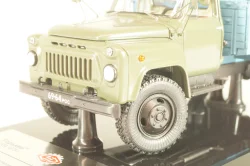 Газ-53А бортовой 1978, хаки/синий, 105313, DiP Models 1:43