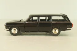 Газ-24-02 Волга, черная, (пластиковое дно) февраль 1993г., Тантал/Радон 1:43
