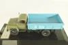 Газ-53А бортовой 1978, хаки/синий, 105313, DiP Models 1:43