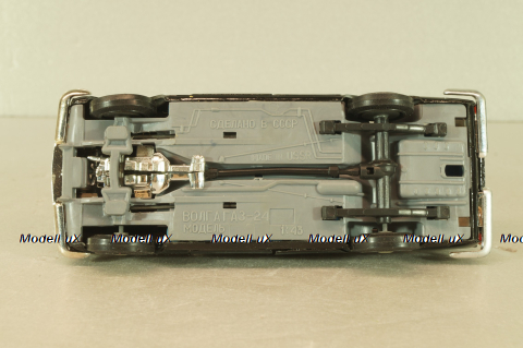 Газ-24-02 Волга, черная, (пластиковое дно) февраль 1993г., Тантал/Радон 1:43