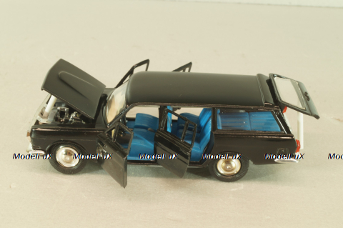 Газ-24-02 Волга, черная, (пластиковое дно) февраль 1993г., Тантал/Радон 1:43