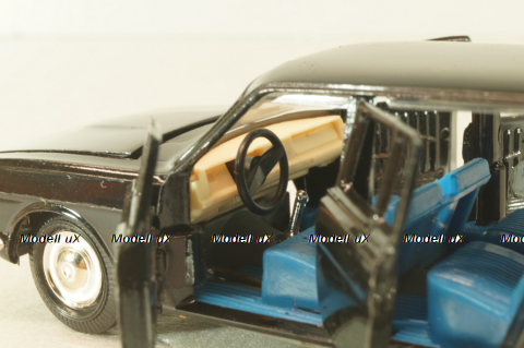 Газ-24-02 Волга, черная, (пластиковое дно) февраль 1993г., Тантал/Радон 1:43