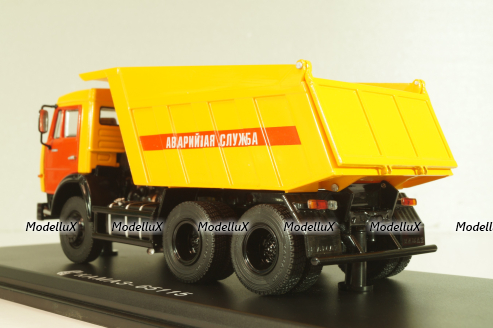 Камаз-65115 самосвал, аварийная служба, 2006, SSM1210, SSM 1:43