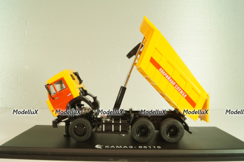 Камаз-65115 самосвал, аварийная служба, 2006, SSM1210, SSM 1:43
